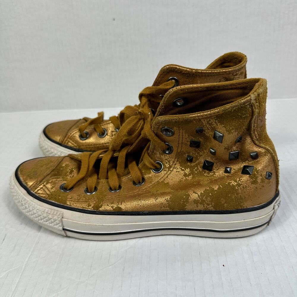 Converse Chuck Taylor Hi "Hardware" Gold All Stars Women's 6